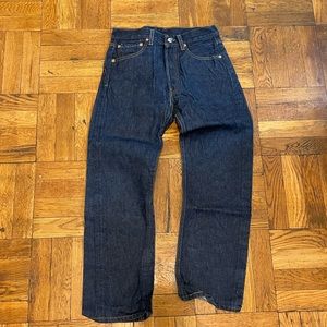 Levi’s shrink to fit denim